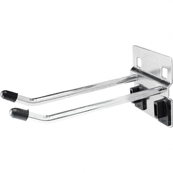 Kennedy - 3-15/16" Long Double Angled End Pegboard Hook - Steel - Exact Tooling