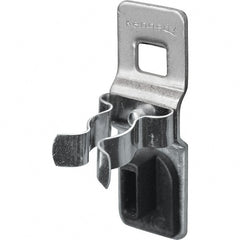 Kennedy - 1/2" Diam, Single Spring Clip Pegboard Hook - Steel - Exact Tooling