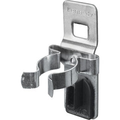 Kennedy - 3/4" Diam, Single Spring Clip Pegboard Hook - Steel - Exact Tooling