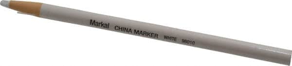 Markal - White, Water Based Paint Stick - Pencil Tip - Exact Tooling