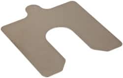Made in USA - Metal Shim Stock Type: Slotted Shim Material: Stainless Steel - Exact Tooling