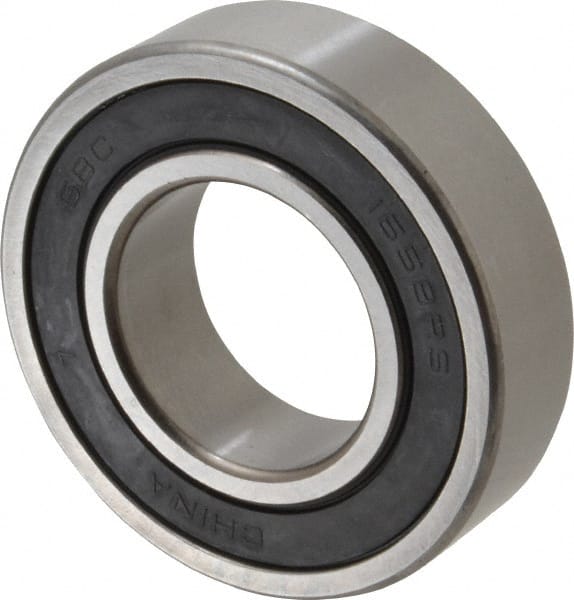 Value Collection - 1-5/16" Bore Diam, 2-9/16" OD, Double Seal Semi Ground Extra Light Radial Ball Bearing - 11/16" Wide, 1 Row, Round Bore, 2,616 Lb Static Capacity, 4,386 Lb Dynamic Capacity - Exact Tooling