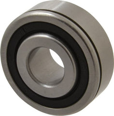 Value Collection - 5/8" Bore Diam, 1-3/4" OD, Double Seal Semi Ground Extra Light Radial Ball Bearing - 1 Row, Round Bore, 707 Lb Static Capacity, 1,366 Lb Dynamic Capacity - Exact Tooling