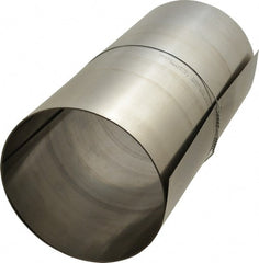 Made in USA - 10 Ft. Long x 12 Inch Wide x 0.009 Inch Thick, Roll Shim Stock - Steel - Exact Tooling