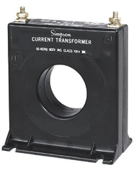 Simpson Electric - 50 Amp AC Input, 60 Hz, Panel Meter Current Transducer - 20, Screw Terminal, For Use with AC Ammeter - Exact Tooling