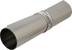 Made in USA - 50 Inch Long x 12 Inch Wide x 0.007 Inch Thick, Roll Shim Stock - Stainless Steel - Exact Tooling
