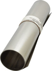 Made in USA - 50 Inch Long x 12 Inch Wide x 0.01 Inch Thick, Roll Shim Stock - Stainless Steel - Exact Tooling