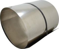 Made in USA - 50 Inch Long x 12 Inch Wide x 0.02 Inch Thick, Roll Shim Stock - Stainless Steel - Exact Tooling