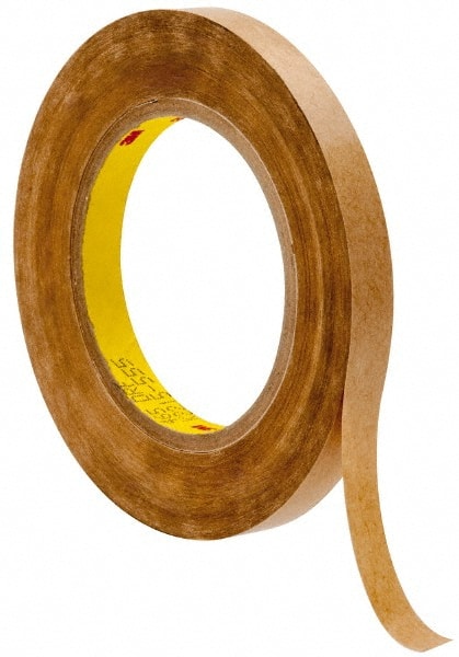 3M - 60 Yds. Long x 1/2" Wide, High Strength Acrylic Adhesive Transfer Tape - Paper Liner, 2 mil Thick - Exact Tooling