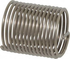 Heli-Coil - 3/4-16 UNF, 1-1/8" OAL, Free Running Helical Insert - 15-1/8 Free Coils, Tanged, 304 Stainless Steel, Bright Finish, 1-1/2D Insert Length - Exact Tooling