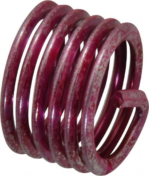 Heli-Coil - Single Insert, 3/4-10 UNC, 1D, Stainless Steel Screw Locking Insert - 5-7/8 Free Coils, 3/4 Inch Overall Length, 0.881 to 0.906 Inch Outside Diameter, with Tang, Bright Finish, 304 Material Grade - Exact Tooling