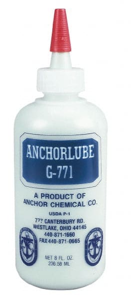 Made in USA - Anchorlube G-771, 5 Gal Pail Cutting Fluid - Water Soluble, For Broaching, Counterboring, Drawing, Drilling, Engraving, Fly-Cutting, Hole Extruding, Milling, Piercing, Punching, Sawing, Seat Forming, Spot Facing, Tapping - Exact Tooling
