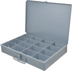 Durham - 16 Compartment Small Steel Storage Drawer - 13-3/8 Inches Wide x 9-1/4 Inches Deep - Exact Tooling