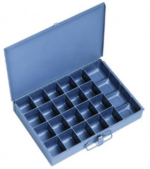 Durham - 21 Compartment Small Steel Storage Drawer - 13-3/8 Inches Wide x 9-1/4 Inches Deep - Exact Tooling