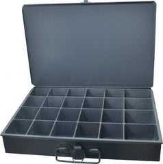 Durham - 24 Compartment Small Steel Storage Drawer - 13-3/8 Inches Wide x 9-1/4 Inches Deep - Exact Tooling
