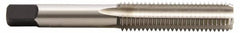 Hertel - 5/8-11 UNC, H4, 4 Flute, Bottoming Chamfer, Bright Finish, High Speed Steel Hand STI Tap - 4-1/4" OAL, 2" Thread Length - Exact Tooling