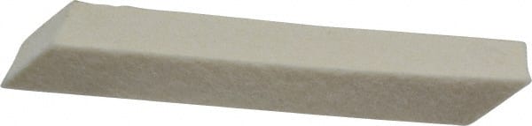 Made in USA - Medium Density Wool Felt Polishing Stick - 4" Long x 1/2" Wide x 1/2" Thick - Exact Tooling
