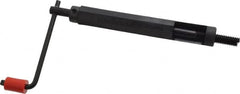 Heli-Coil - 3/8-16, Free-Running & Locking Insert Compatible, Prewinder Thread Insert Hand Installation Tool - Type II Prewinder, UNC Thread, 45/64" Body Diam, 5" Prewinder Length, 3-23/32" Spinner Diam, 3/8-16 Insert Internal Thread - Exact Tooling