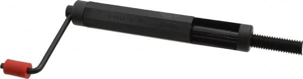 Heli-Coil - 1/2-13, Free-Running & Locking Insert Compatible, Prewinder Thread Insert Hand Installation Tool - Type II Prewinder, UNC Thread, 7/8" Body Diam, 1/2" Prewinder Length, 3-23/32" Spinner Diam, 1/2-13 Insert Internal Thread - Exact Tooling