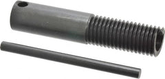 Heli-Coil - 1-8, Free-Running & Locking Insert Compatible, Mandrel Thread Insert Hand Installation Tool - Type III Threaded Mandrel, UNC Thread, 4-7/8" OAL, 4-1/2" Spinner Diam, 1-8 Insert Internal Thread - Exact Tooling