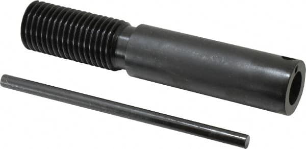 Heli-Coil - 1-1/4 - 7, Free-Running & Locking Insert Compatible, Mandrel Thread Insert Hand Installation Tool - Type III Threaded Mandrel, UNC Thread, 6-3/4" OAL, 6" Spinner Diam, 1-1/4 - 7 Insert Internal Thread - Exact Tooling