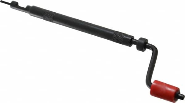 Heli-Coil - #4-48, Free-Running & Locking Insert Compatible, Prewinder Thread Insert Hand Installation Tool - Type II Prewinder, UNF Thread, 3/8" Body Diam, 4-5/8" Prewinder Length, 2-9/32" Spinner Diam, #4-48 Insert Internal Thread - Exact Tooling