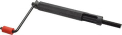 Heli-Coil - 3/8-24, Free-Running & Locking Insert Compatible, Prewinder Thread Insert Hand Installation Tool - Type II Prewinder, UNF Thread, 45/64" Body Diam, 5" Prewinder Length, 3-23/32" Spinner Diam, 3/8-24 Insert Internal Thread - Exact Tooling