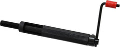 Heli-Coil - 1/2-20, Free-Running & Locking Insert Compatible, Prewinder Thread Insert Hand Installation Tool - Type II Prewinder, UNF Thread, 7/8" Body Diam, 5-1/2" Prewinder Length, 3-23/32" Spinner Diam, 1/2-20 Insert Internal Thread - Exact Tooling