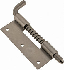 Made in USA - 1" Wide x 1/16" Thick, Hinge - Stainless Steel, Polished Finish - Exact Tooling