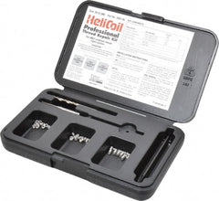 Heli-Coil - 36 Inserts, #6-32 UNC, Thread Repair Kit - 0.207" Insert Length - Exact Tooling