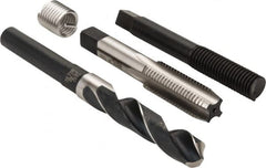 Heli-Coil - 6 Inserts, 9/16-12 UNC, Thread Repair Kit - 0.844" Insert Length - Exact Tooling