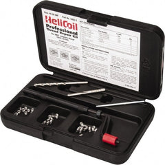 Heli-Coil - 36 Inserts, #8-36 UNF, Thread Repair Kit - 0.246" Insert Length - Exact Tooling
