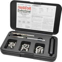 Heli-Coil - 36 Inserts, 1/4-28 UNF, Thread Repair Kit - 0.375" Insert Length - Exact Tooling