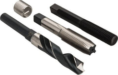 Heli-Coil - 6 Inserts, M16x2.00 Metric Coarse, Thread Repair Kit - 24mm Insert Length - Exact Tooling