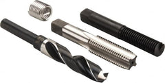 Heli-Coil - 6 Inserts, M18x2.50 Metric Coarse, Thread Repair Kit - 27mm Insert Length - Exact Tooling