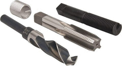 Heli-Coil - 4 Inserts, M20x2.50 Metric Coarse, Thread Repair Kit - 30mm Insert Length - Exact Tooling