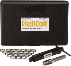 Heli-Coil - 24 Inserts, M18x1.50 Metric Fine, Thread Repair Kit - Includes Drill, Installation Tool and Tap - Exact Tooling