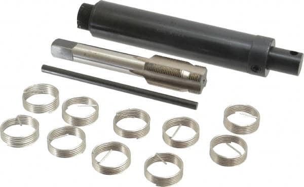 Heli-Coil - 10 Inserts, 7/8-18, Thread Repair Kit - Includes Installation Tool and Tap - Exact Tooling
