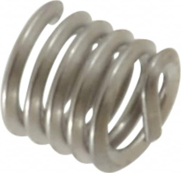 Heli-Coil - #4-40 UNC, 0.168" OAL, Free Running Helical Insert - Tanged, Stainless Steel - Exact Tooling
