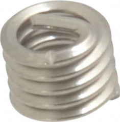 Heli-Coil - #6-32 UNC, 0.207" OAL, Free Running Helical Insert - Tanged, Stainless Steel - Exact Tooling
