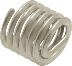 Heli-Coil - #12-24 UNC, 0.324" OAL, Free Running Helical Insert - 6 Free Coils, Tanged, Stainless Steel, Bright Finish, 1-1/2D Insert Length - Exact Tooling