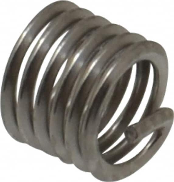 Heli-Coil - #6-40 UNF, 0.207" OAL, Free Running Helical Insert - Tanged, Stainless Steel - Exact Tooling