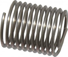 Heli-Coil - 3/8-24 UNF, 0.562" OAL, Free Running Helical Insert - 11 Free Coils, Tanged, Stainless Steel, Bright Finish, 1-1/2D Insert Length - Exact Tooling