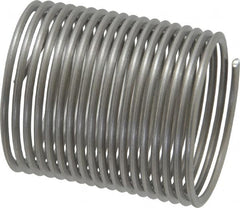 Heli-Coil - 1-14 UNS, 1-1/2" OAL, Free Running Helical Insert - 17-7/8 Free Coils, Tanged, Stainless Steel, Bright Finish, 1-1/2D Insert Length - Exact Tooling
