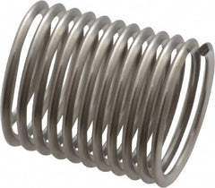 Heli-Coil - M14x1.50 Metric Fine, 21mm OAL, Free Running Helical Insert - 11-3/8 Free Coils, Tanged, Stainless Steel, Bright Finish, 1-1/2D Insert Length - Exact Tooling