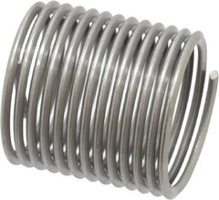 Heli-Coil - M16x1.50 Metric Fine, 24mm OAL, Free Running Helical Insert - 13/1/8 Free Coils, Tanged, Stainless Steel, Bright Finish, 1-1/2D Insert Length - Exact Tooling