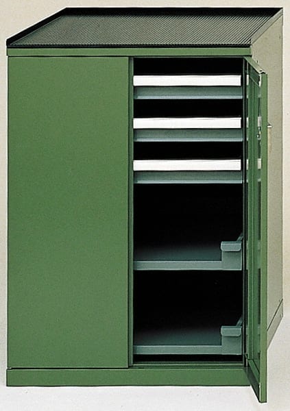LISTA - 3 Drawer Machine Accessory Cabinet - 28-1/4 Inches Wide x 39-3/8 Inches High x 29-1/2 Inches Deep, 5,000 Lbs. Load Capacity - Exact Tooling