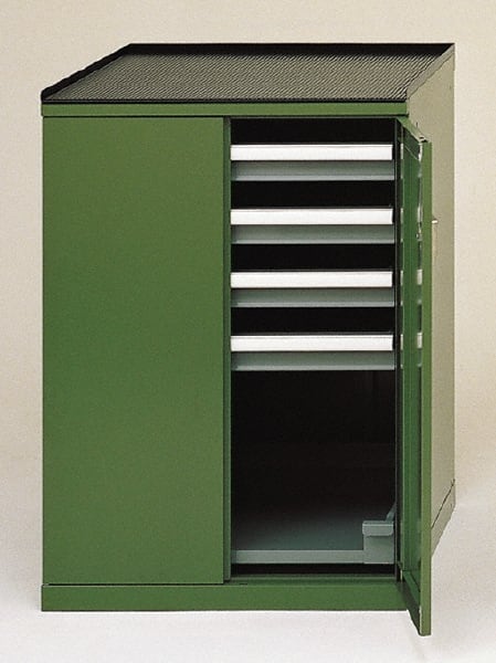 LISTA - 4 Drawer Machine Accessory Cabinet - 28-1/4 Inches Wide x 39-3/8 Inches High x 29-1/2 Inches Deep, 5,000 Lbs. Load Capacity - Exact Tooling