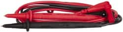 Fluke - Black/Red Electrical Test Equipment Leads - Use with Fluke 175, 177, 179 True RMS Digital Multimeters, Fluke 287, 289 True-RMS Industrial Logging Multimeters, Fluke 705 Loop Calibrators - Exact Tooling