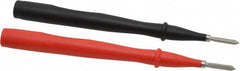 Fluke - Black/Red Electrical Test Equipment Probe - Use with Fluke 175, 177, 179 True RMS Digital Multimeters, Fluke 345 Powers Quality Clamp Meters, Fluke 373 True RMS AC Clamp Meters, Fluke 374 FC True-rms AC/DC Clamp Meters - Exact Tooling